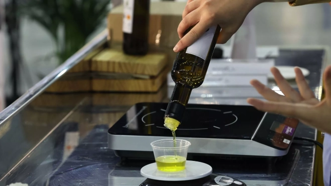 Aceite de oliva virgen extra preparado para cocinar / Cedida