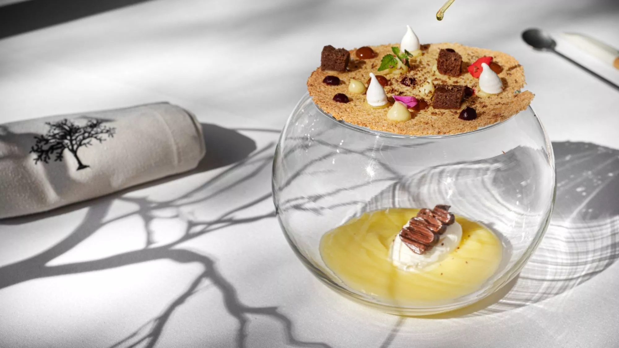 Plato de Toño Rodríguez en La Era de los Nogales en Sardas (Huesca) / Cedida / El fenómeno Michelin de Huesca: así se convirtió en la provincia con más estrellas por habitante 