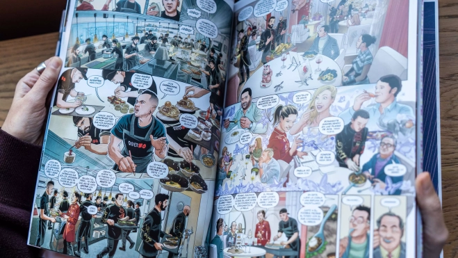 Comic Dabiz Muñoz / GALA ESPÍN