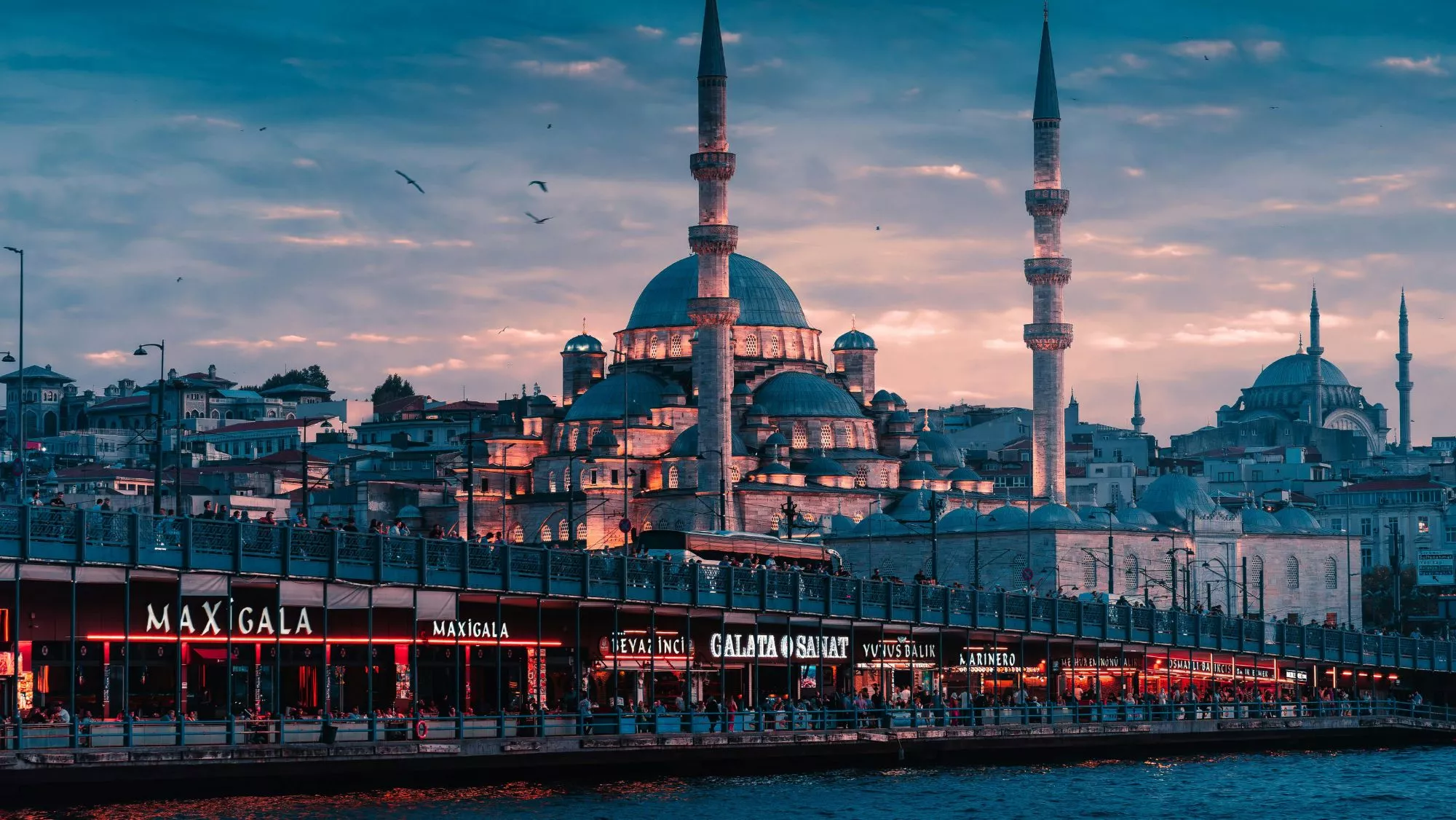 Vista de la ciudad de Estambul al atardecer / Pexels