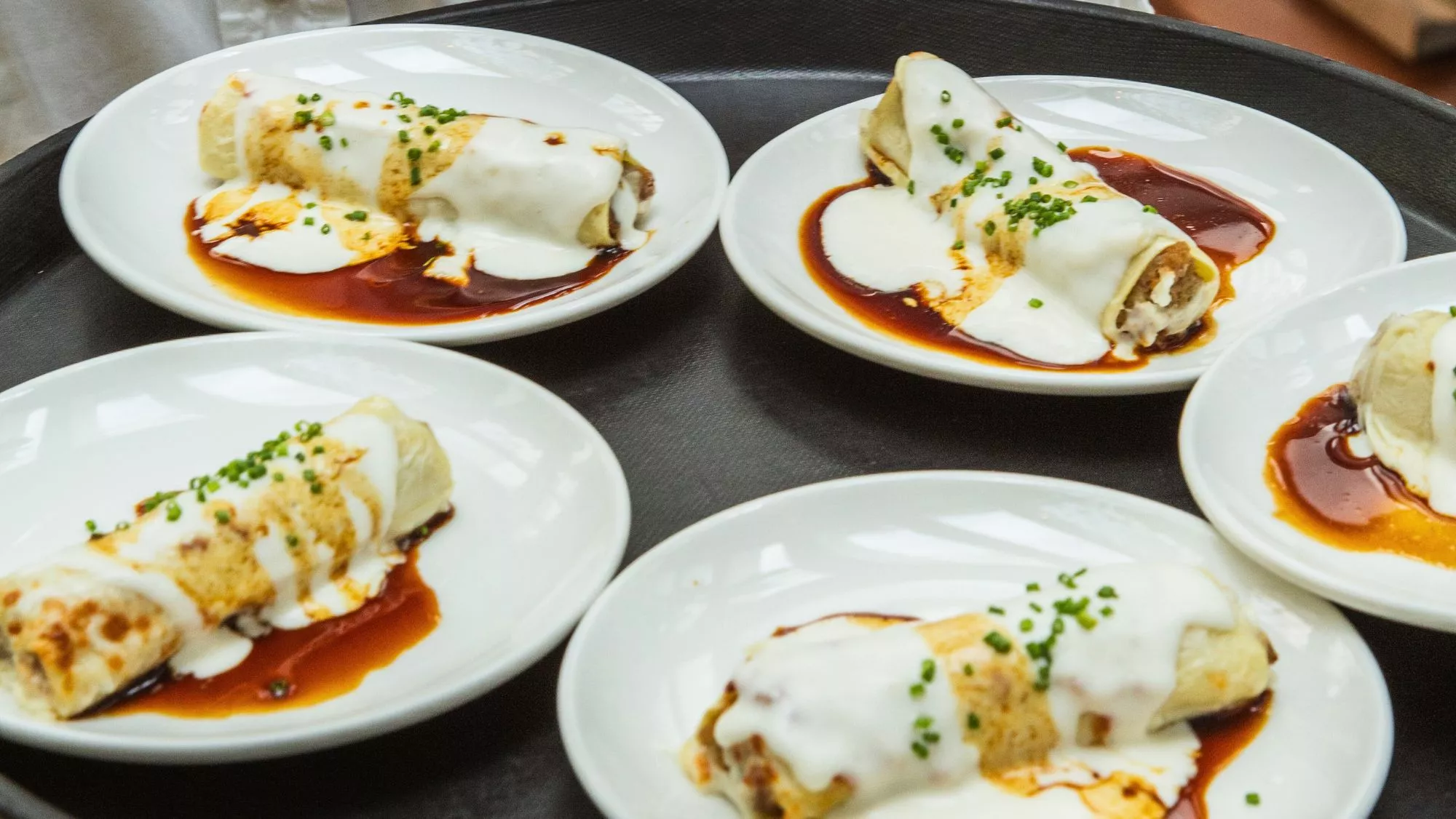 Canelones del 'brunch' del restaurante Blanc en el hotel Mandarin Oriental Barcelona / Cedida