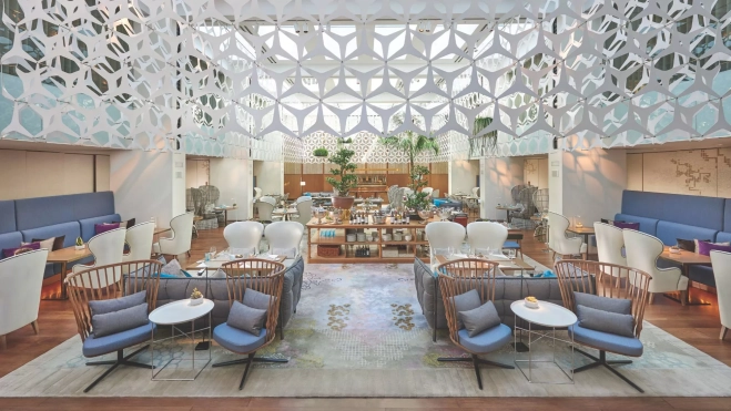 restaurante Blanc en el hotel Mandarin Oriental Barcelona / Cedida