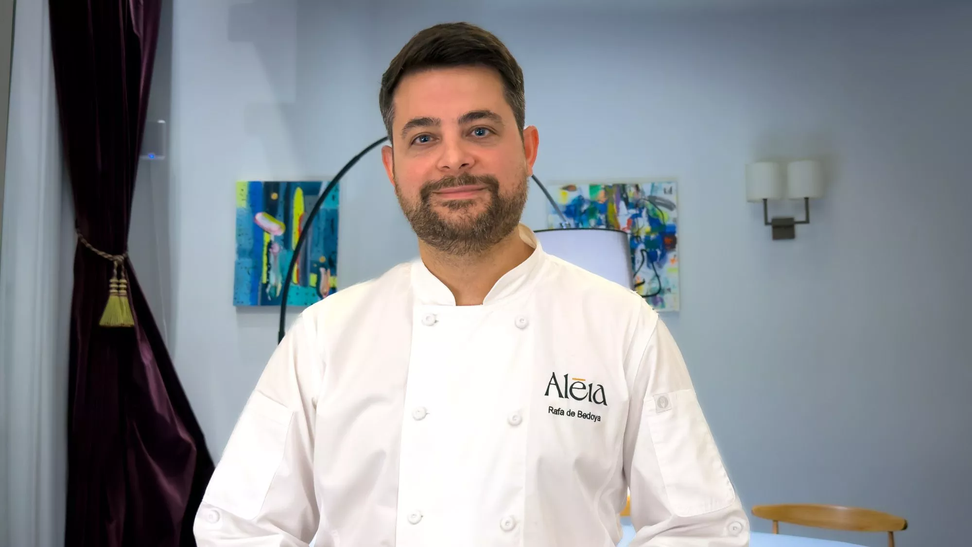 El chef Rafa de Bedoya en el restaurante Aleia (Barcelona) / Iker Morán