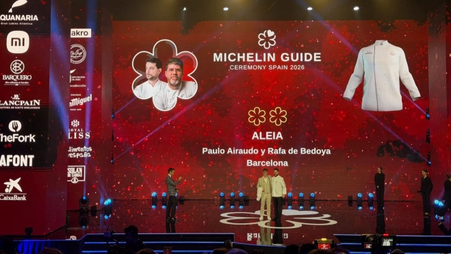 Paulo Airaudo y Rafa de Bedoya reciben la segunda estrella Michelin para Aleia / Iker Morán