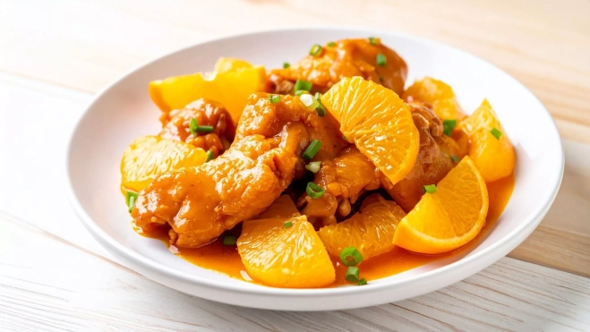 Plato de pollo a la naranja / Canva