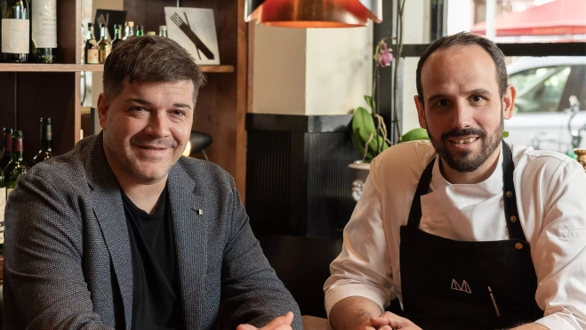Iván Castro y Fran Agudo en Mont Bar (Barcelona) / Cedida