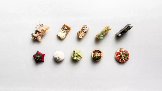 Algunos de los snacks del restaurante Mont Bar (Barcelona) / Cedida