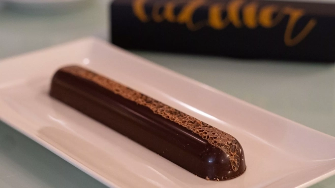 Turrón Brandy Smoke de l'Atelier Barcelona / Txaber Allué Turrón Brandy Smoke de l'Atelier Barcelona / Txaber Allué