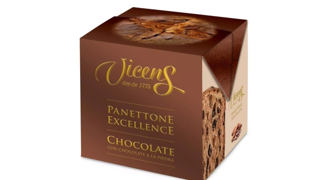 Panettone de chocolate de Torrons Vicens / Cedida