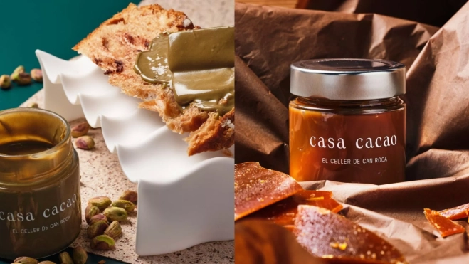 Las crema para untar de caramelo salado y pistacho de Casa Cacao / Cedida