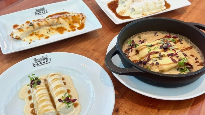 Canelonada gourmet en Time Out Market Barcelona / Cedida