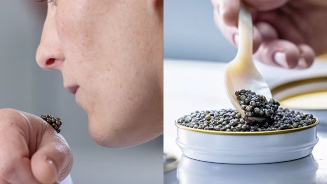 Dos maneras de degustar el caviar / Instagram Caviar Riofrío Dos maneras de degustar el caviar / Instagram Caviar Riofrío