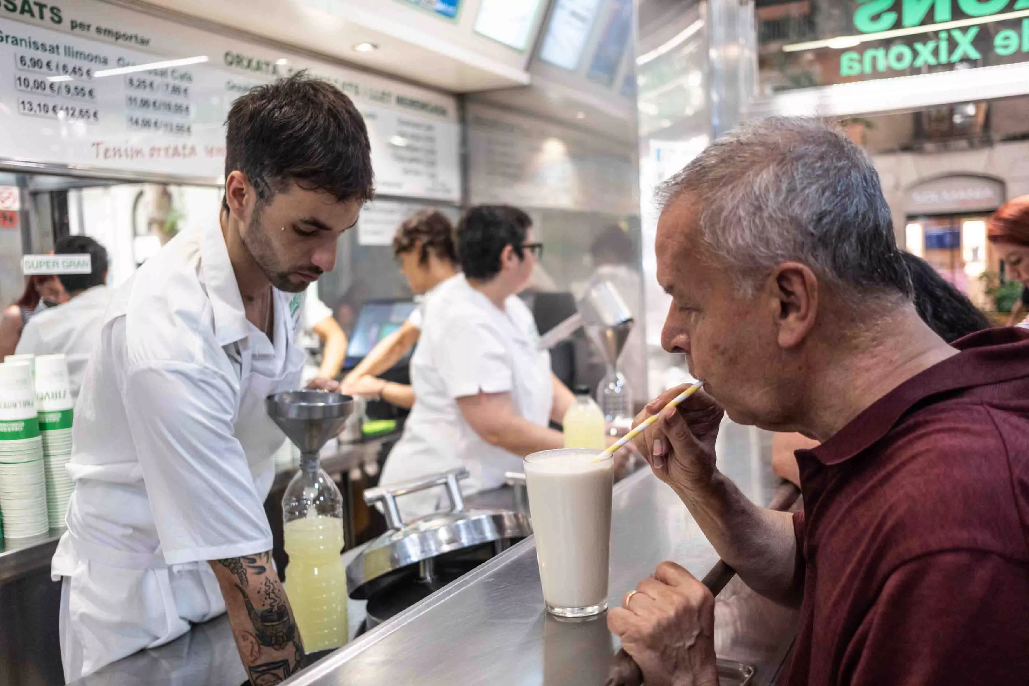 Horchatería y heladería Sirvent en Barcelona / SIMÓN SÁNCHEZ