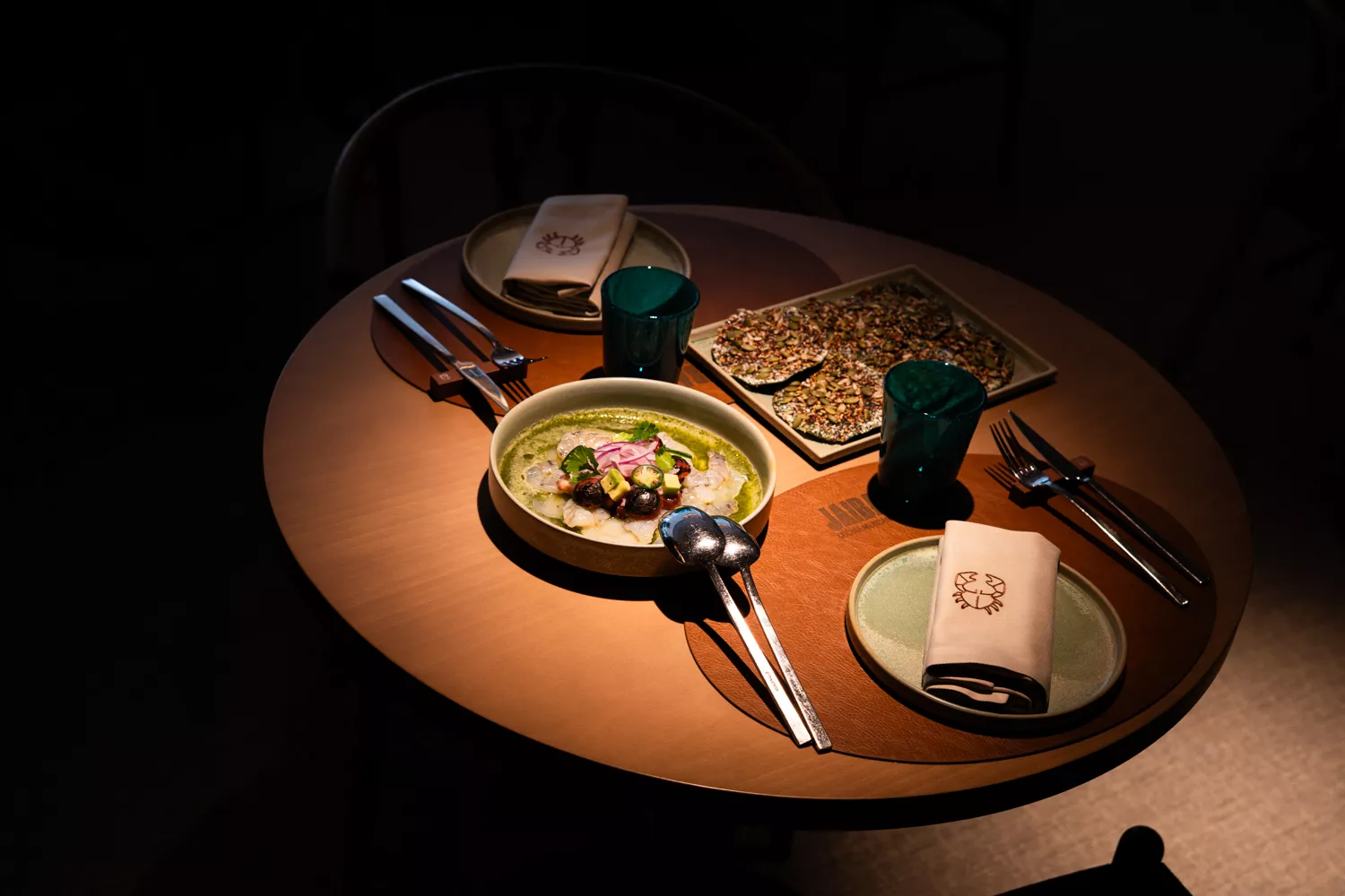 Menú en el restaurante Jaiba MX (Barcelona) del chef Roberto Ruiz / ÒSCAR GIL COY