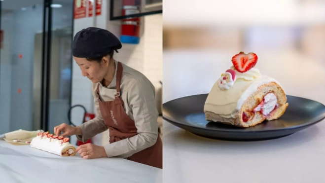 El Ichigo Christmas Roll Cake de Nomo / Cedida