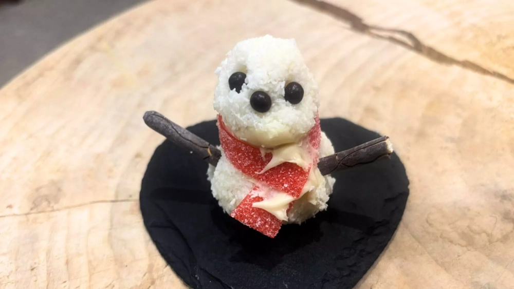 Malvaviscos En Forma De Muñeco De Nieve Para Decorar Postres - Pack De 12 Unidades, Ideales Para Cupcakes Y Chocolate Caliente
