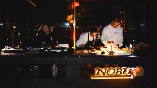 Vertigo listenings en Nobu Barcelona / Cedida