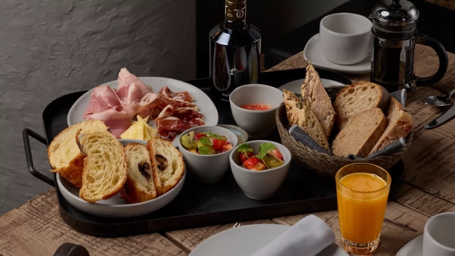 Los desayunos del hotel Casa Serras en Andorra la Vella / Cedida