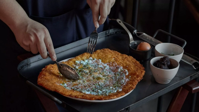 El escalope San Román de Fismuler en Casa Serras (Andorra) / Cedida