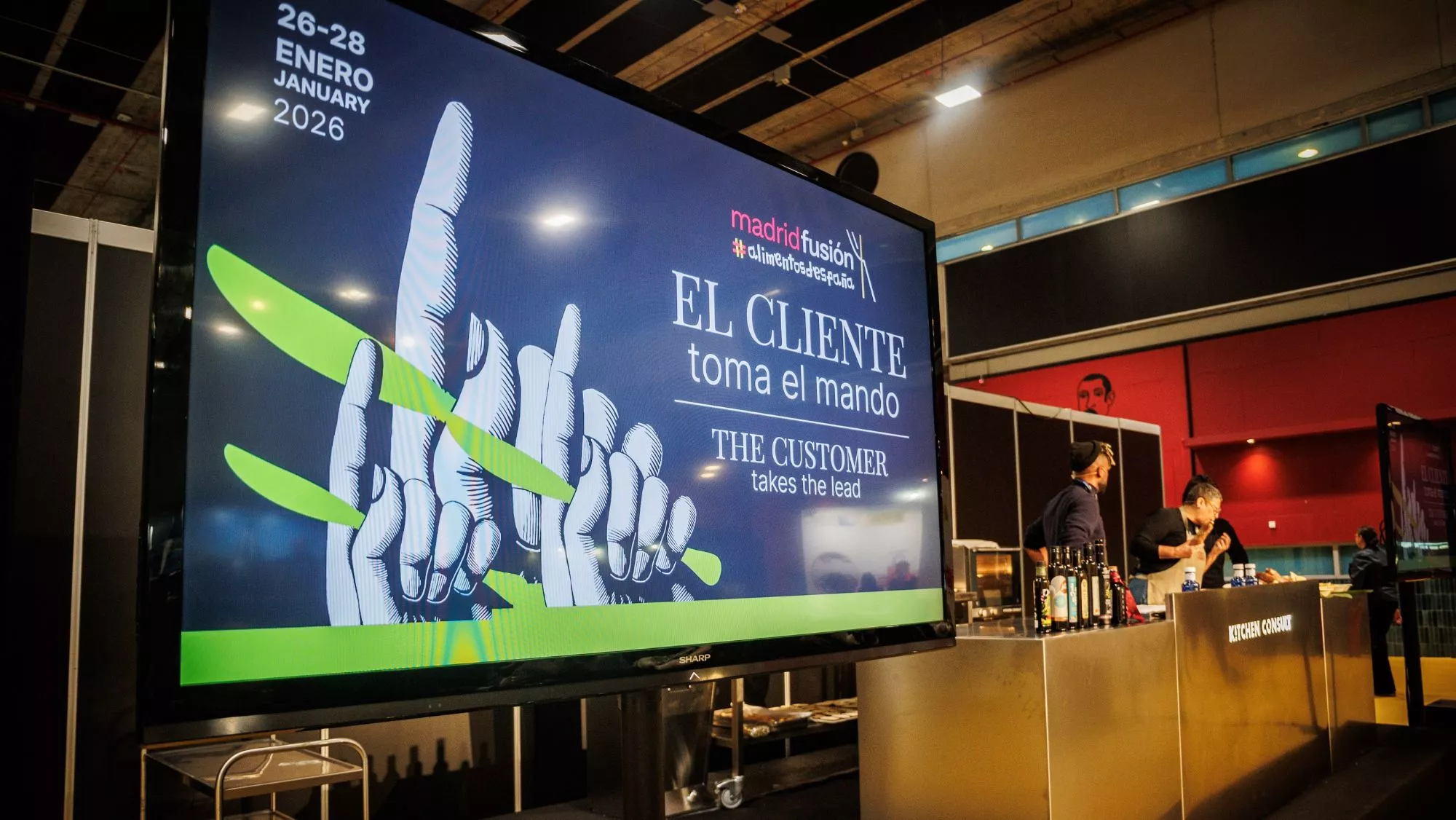 Uno de los escenarios de Madrid Fusión 2026 / Cedida MF