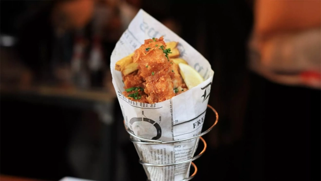 The Fish & Chips Shop en Time Out Market Barcelona / Cedida The Fish & Chips Shop en Time Out Market Barcelona / Cedida