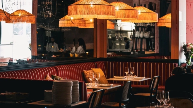 Interior del restaurante Batea en Barcelona / Cedida Interior del restaurante Batea en Barcelona / Cedida