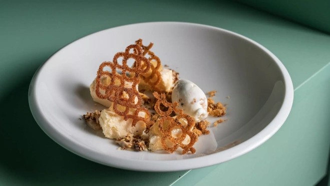 Uno de los postres del restaurante Incorrecte (Barcelona) / Jordi Domènech