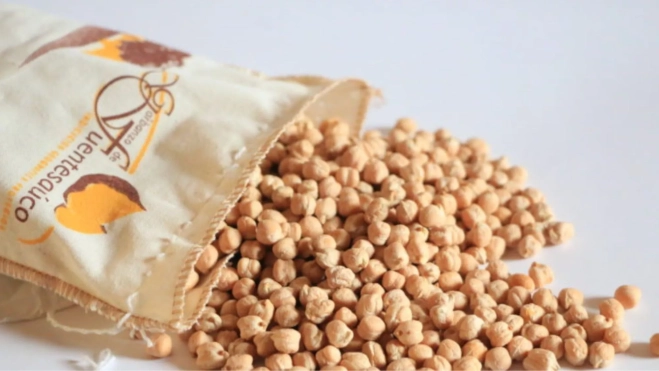 Saquito con garbanzos I.G.P. Garbanzo de Fuentesaúco / Facebook