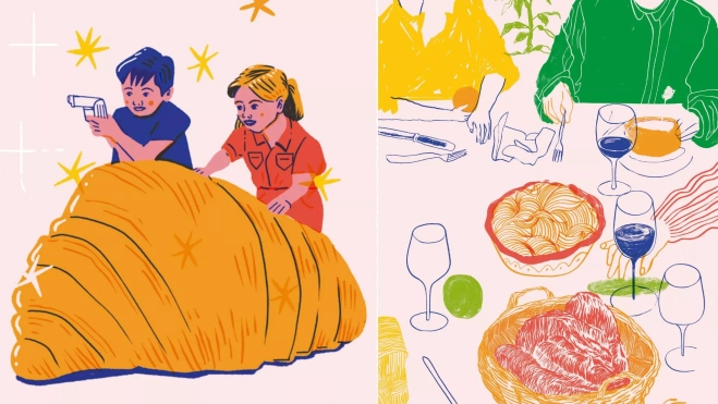 Ilustraciones de Pedro Perles para el libro 'Cocina de ida y vuelta' (Col&Col) / Cedida