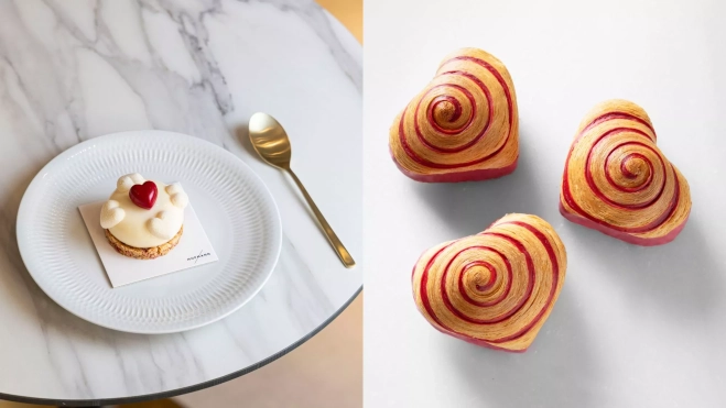 Creaciones dulces de San Valentín en la pastelería Hofmann / Cedida Creaciones dulces de San Valentín en la pastelería Hofmann / Cedida