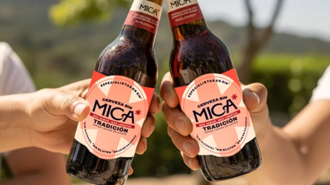 Botellas de cerveza sin alcohol de la cervecera Mica / Web Botellas de cerveza sin alcohol de la cervecera Mica / Web