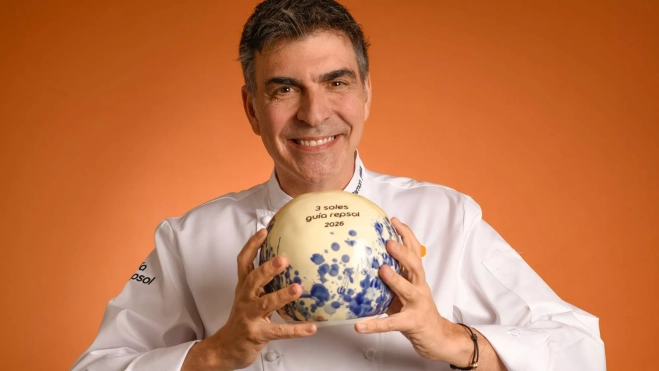 El chef Ramón Freixa, nuevo 3 soles Repsol en Ramón Freixa Atelier (Madrid) / Cedida El chef Ramón Freixa, nuevo 3 soles Repsol en Ramón Freixa Atelier (Madrid) / Cedida