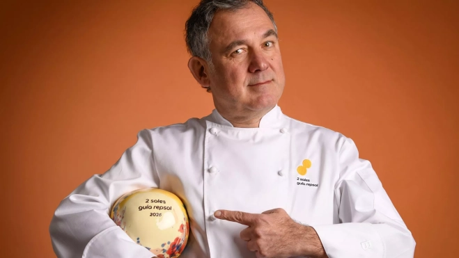 El chef Albert Raurich, nuevo 2 soles Repsol en Dos Palillos (Barcelona) / Cedida El chef Albert Raurich, nuevo 2 soles Repsol en Dos Palillos (Barcelona) / Cedida