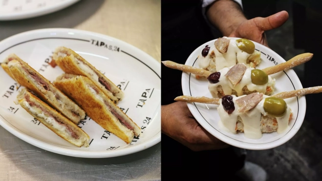 El bikini trufado y la ensaladilla de Tapas 24 en Barcelona / Cedida