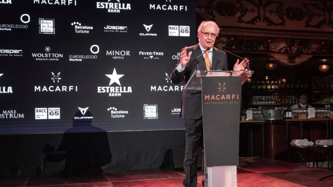 Manuel Carreras Fisas en la gala de la Guía Macarfi 2025 / Cedida Manuel Carreras Fisas en la gala de la Guía Macarfi 2025 / Cedida