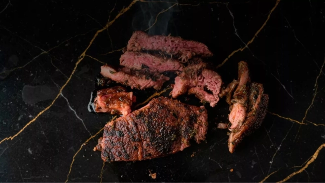 Filetes de melena de león de Too Mush cocinados / Cedida Filetes de melena de león de Too Mush cocinados / Cedida