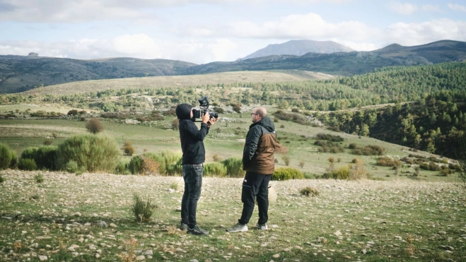 Grabación del documental 'Decían que aquí no había ná' / Cedida Grabación del documental 'Decían que aquí no había ná' / Cedida