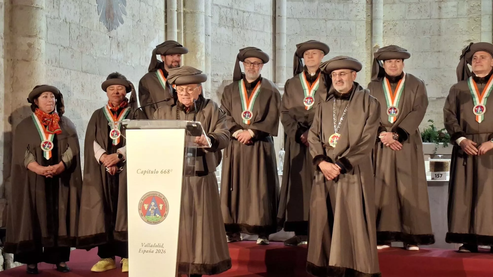 Celebración del 668º Capítulo de la Guilde Internationale des Fromagers en Valladolid / Raquel Castillo