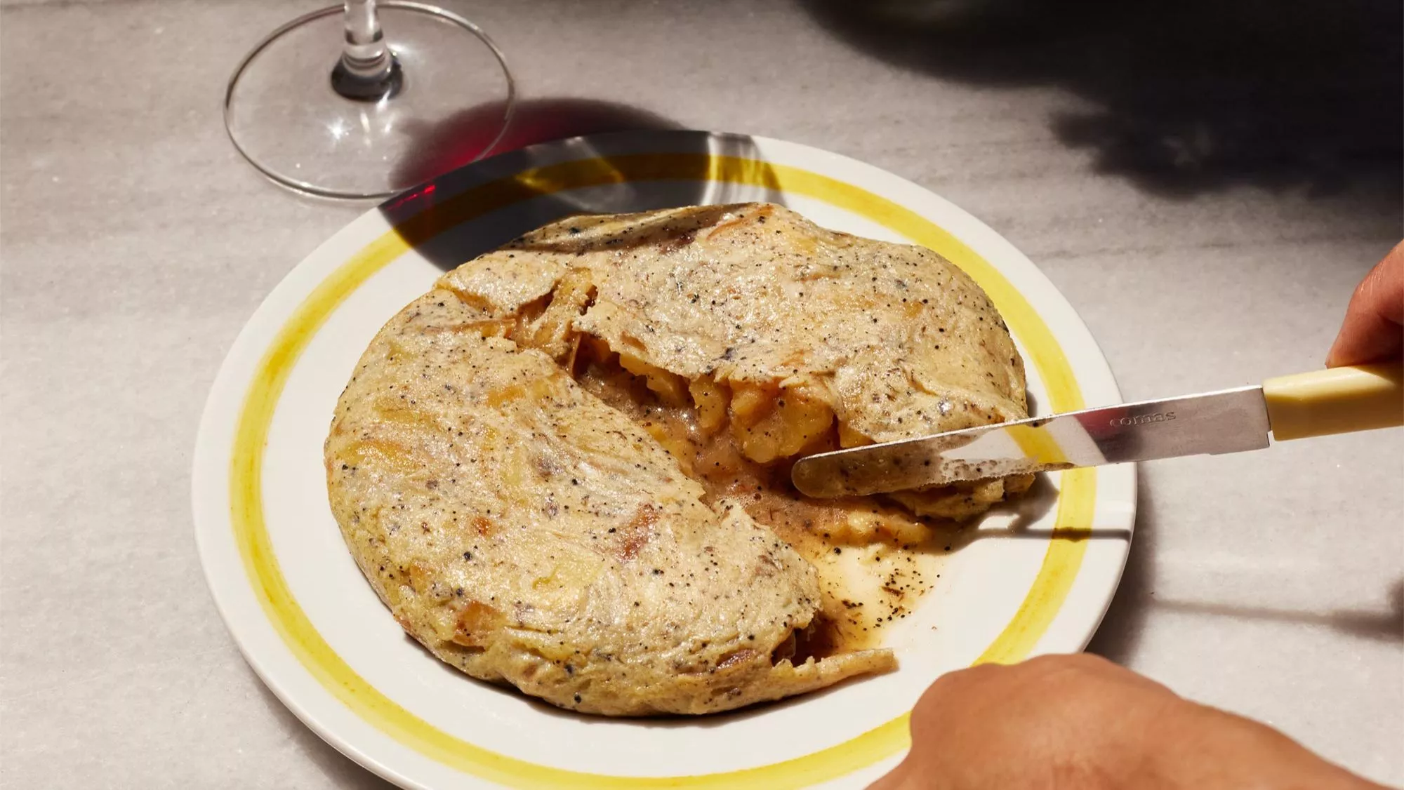 La tortilla trufada del Bar Alegría en Gràcia / Cedida