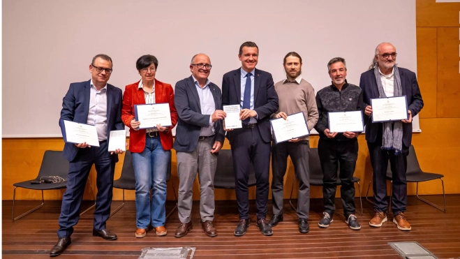 Restauradores y entidades premiados por su trabajo con el AOVE catalán / Cedida