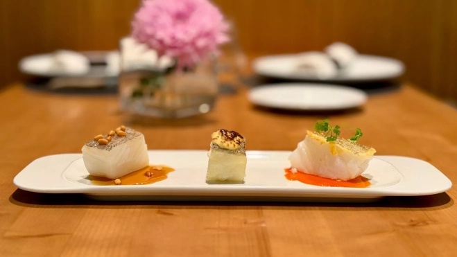 El trifásico de bacalao de La Taverna del Clínic (Barcelona) / Cedida