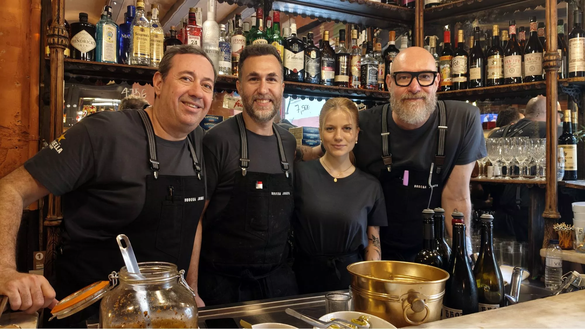 Santi Olivella, Giorgos Christogiannis, Carla Viladrich y Oriol Lagé de la Bodega Josefa / Òscar Gómez