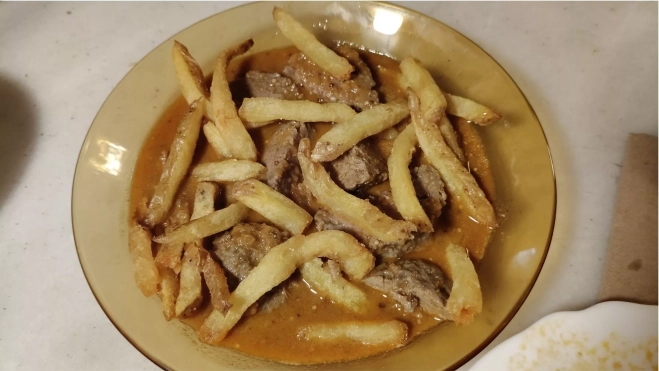 'Pilota' de escudella en strogonoff en la Bodega Josefa (Barcelona) / Òscar Gómez 'Pilota' de escudella en strogonoff en la Bodega Josefa (Barcelona) / Òscar Gómez