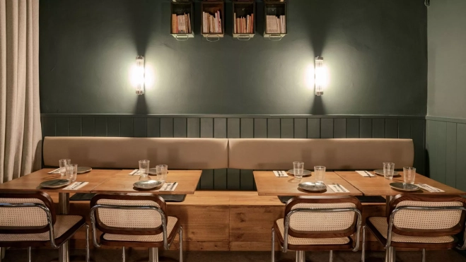 Interior del restaurante Pötstot en el Raval (Barcelona) / Cedida Interior del restaurante Pötstot en el Raval (Barcelona) / Cedida