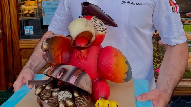 La mona Jack Sparrot de La Colmena (Barcelona) / Cedida La mona Jack Sparrot de La Colmena (Barcelona) / Cedida