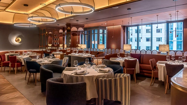 Salón del restaurante Aleteo en Madrid / Cedida Salón del restaurante Aleteo en Madrid / Cedida