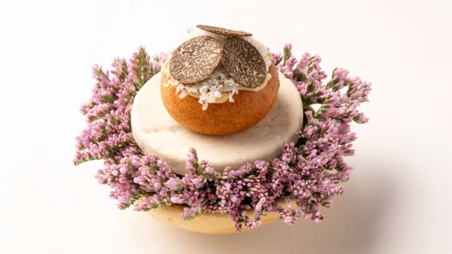 El rosquete de millo de Jesús Camacho en el restaurante Donaire (Tenerife) / Cedida El rosquete de millo de Jesús Camacho en el restaurante Donaire (Tenerife) / Cedida