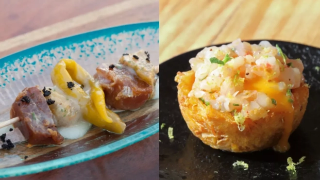 La Gilda de Picnic y El Julasco de gamba de Pierre Sitges / Sitges Tapa Tapa 