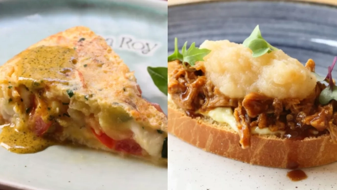 La Capreroy de Casa Roy y Susurro de cochinillo de Casa Hidalgo / Sitges Tapa Tapa 