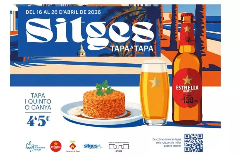 Cartel del Sitges Tapa Tapa, que se celebra del 16 al 26 de abril 